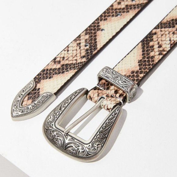 ⭐️ Ecote Metal-Tipped Boho Peasant Serpent Hipster Hippie Art Western Snake Belt